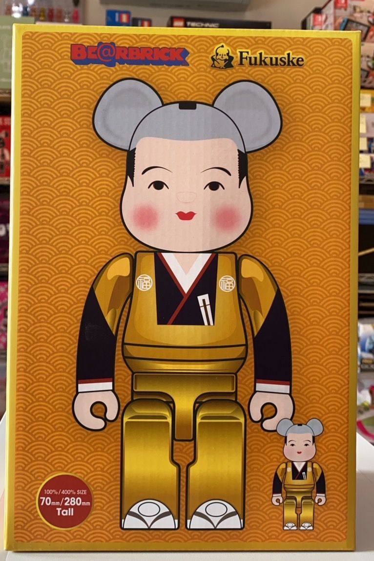 新品未使用】 BE@RBRICK ベアブリック 福助 金メッキ 100％ 400