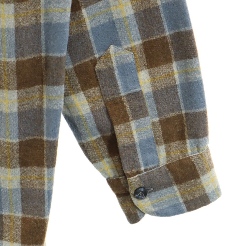 70s ペンドルトン ウール チェックシャツ 開襟シャツ USA製 ヴィンテージ PENDLETON 70s USA製 PENDLETONペンドルトン チェック ウール