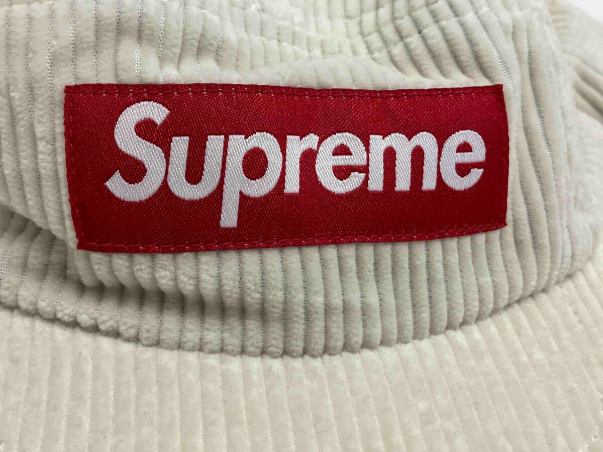 Supreme ホワイト コーデュロイキャップ Supreme シュプリーム 24AW