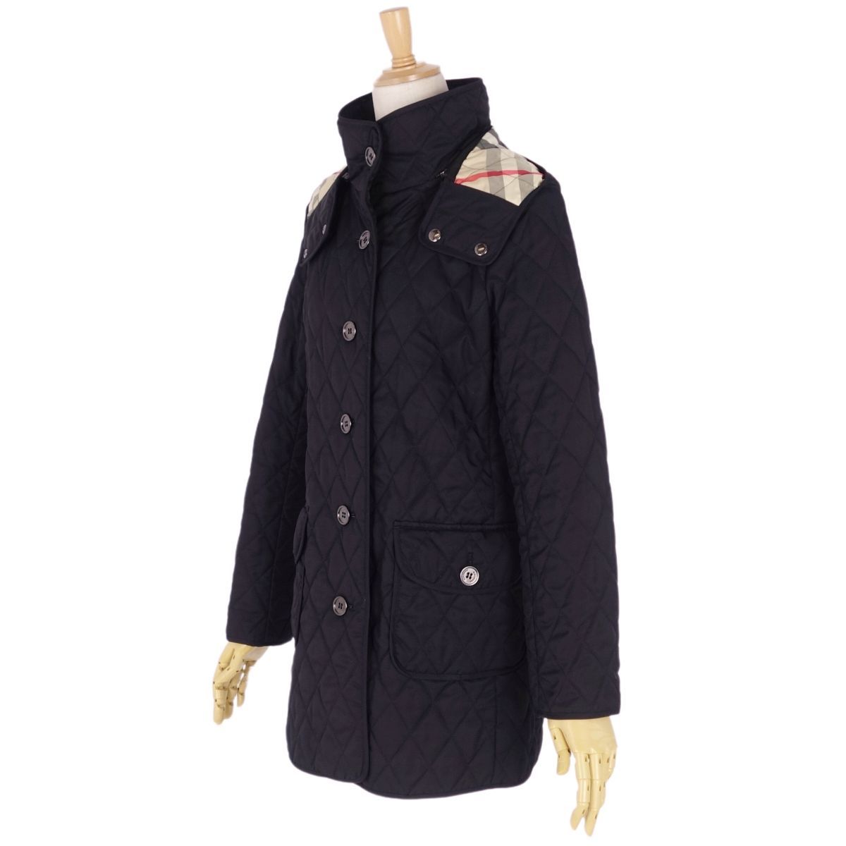 美品 バーバリー ロンドン BURBERRY LONDON コート フード付き