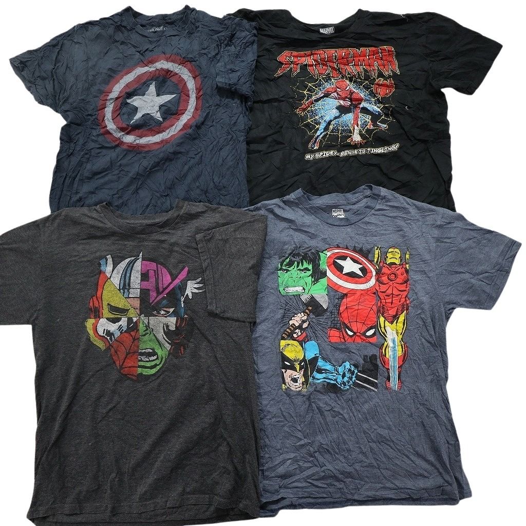 古着卸 まとめ マーベル DCコミック 半袖Tシャツ 16枚セット