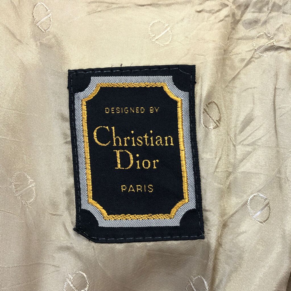 Christian Dior ディオール トレンチコート ヴィンテージ Christian Dior - 70年代 Christian Dior クリスチャン