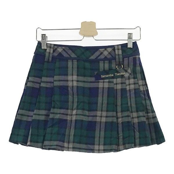 SAMANTHA THAVASA サマンサタバサ プリーツスカート チェック柄