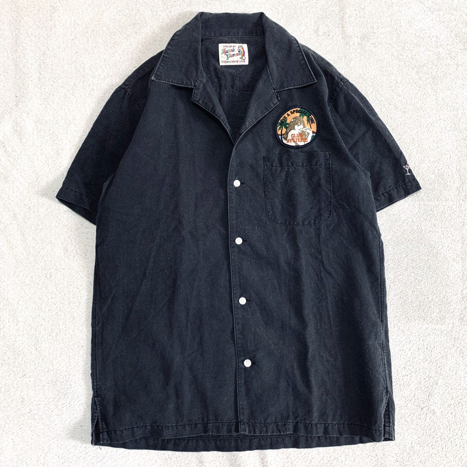 HYSTERIC GLAMOUR ボーリングシャツ ボウリングシャツ ワーク