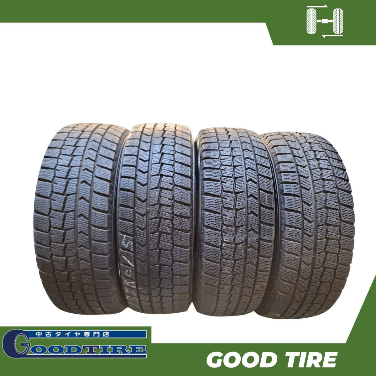 製 冬用4本 185 60R15 8.5分山 ダンロップ WINTER MAX WM02 タイヤ タイヤ 6665