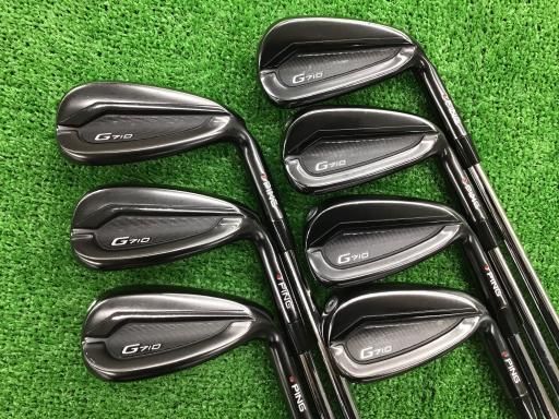 ピン G710 7S アーコス無し アイアンセット IR NS PRO MODUS3 TOUR120 フレックスS メンズ 男性用 右利き 右用 Cランク ゴルフクラブ
