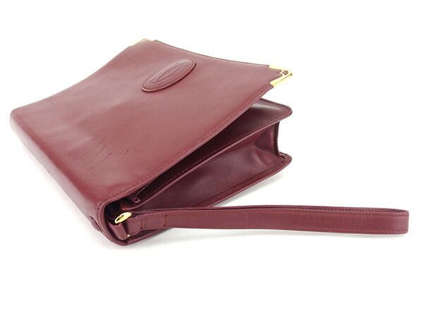 未使用級✨ カルティエ マスト ドゥ クラッチバッグ セカンドバッグ 付属品完備 Cartier カルティエ クラッチバッグ セカンドバッグ レディース