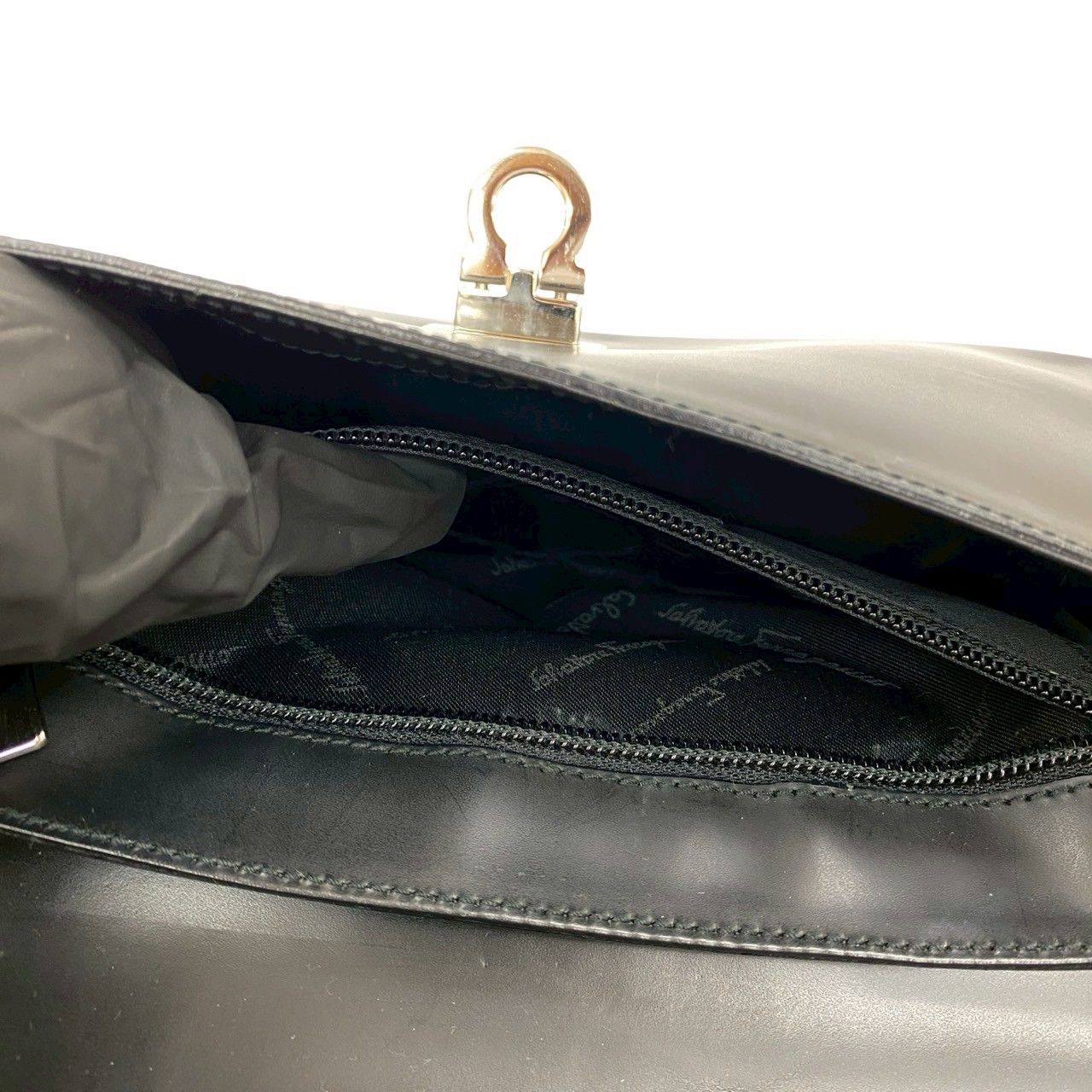 極 美品 袋付 Salvatore Ferragamo サルヴァトーレフェラガモ