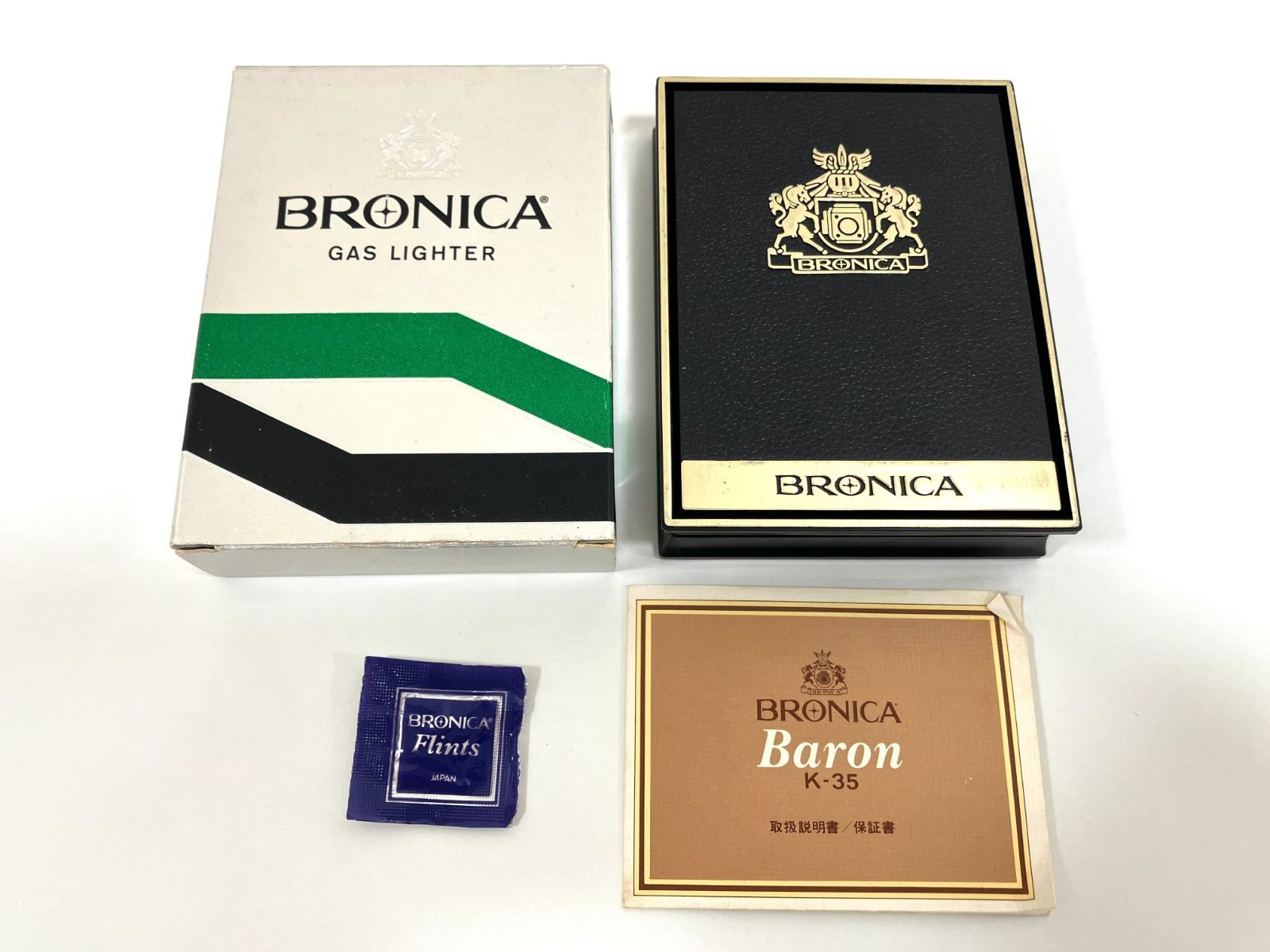 N4689】その他 ライター BRONICA ブロニカ ガスライター 着火