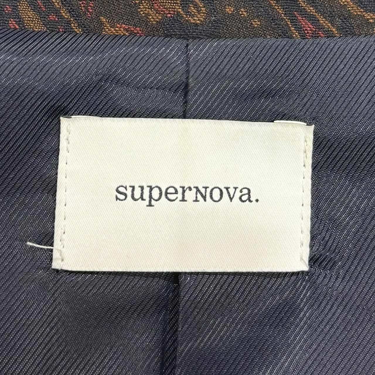 定価47300円 superNova. Double tailored jacket - Paisley jacquard