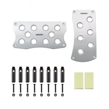 ブレイス アルミペダルAT シルバー BG-948