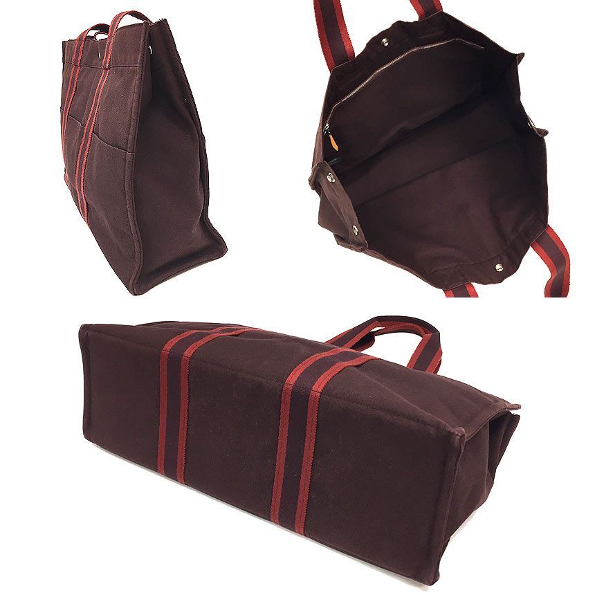 HERMES　エルメス　フールトゥGM　トートバッグ　ボルドー　aq6821 HERMES エルメス フールトゥGM トートバッグ ボルドー aq6821
