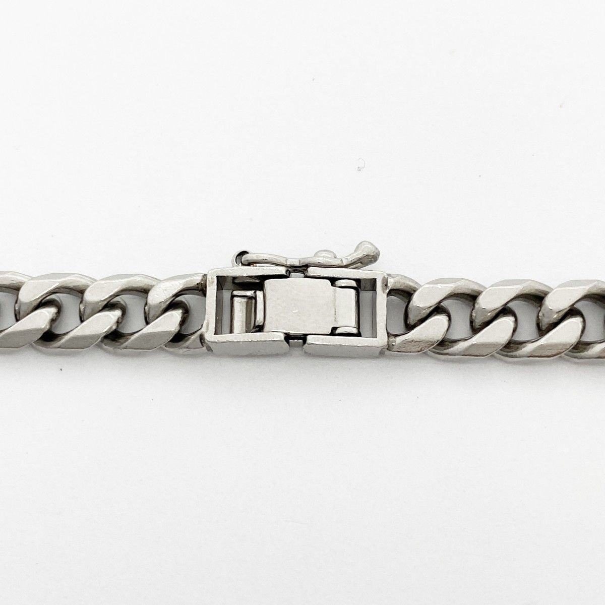 5khg055】喜平 ネックレス Pt850 プラチナ 8面 シングル 50.7cm