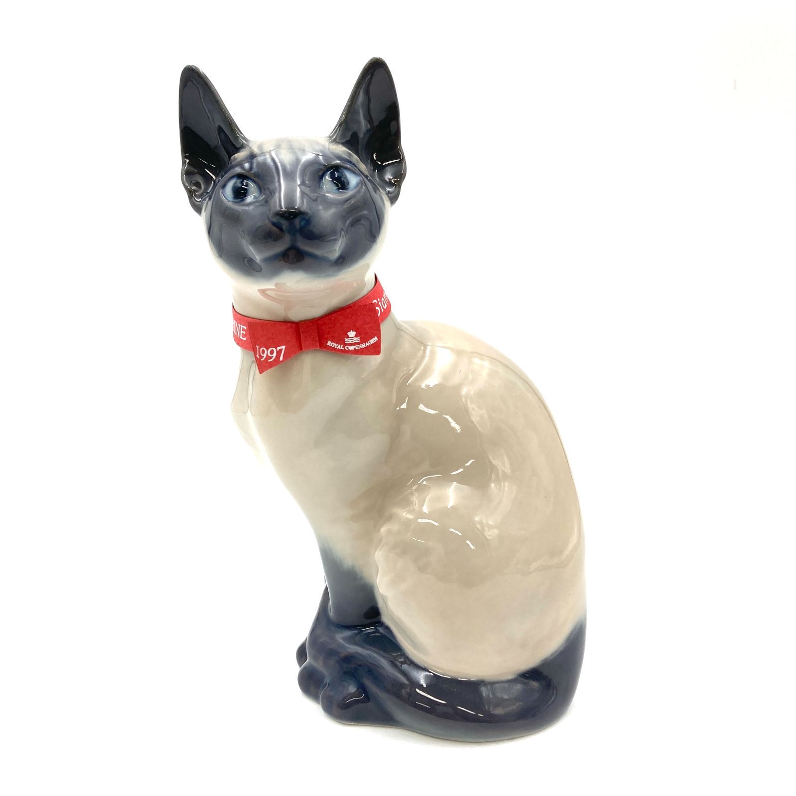ロイヤルコペンハーゲン イヤーフィギュリン1997年 Cat（シャムネコ