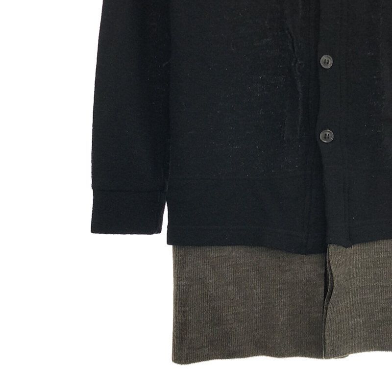 Y's / ワイズヨウジヤマモト | バイカラー ドッキング ロングニット