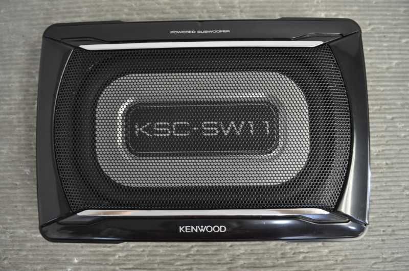 KENWOOD ケンウッド チューンアップ サブウーファー サブ ウーハー リモコン付 NC11 C11 ティーダ オーテック アクシス 後期 KSC-SW11 s020022B
