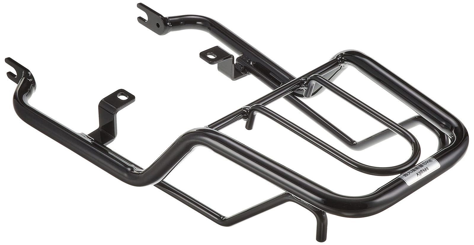 210-2681 ブラック ダブルシート用 スチール製 ラック リアキャリア バイクパーツ カブPRO110 18- クロスカブ110 18- スーパーカブ110 18- キジマ Kijima