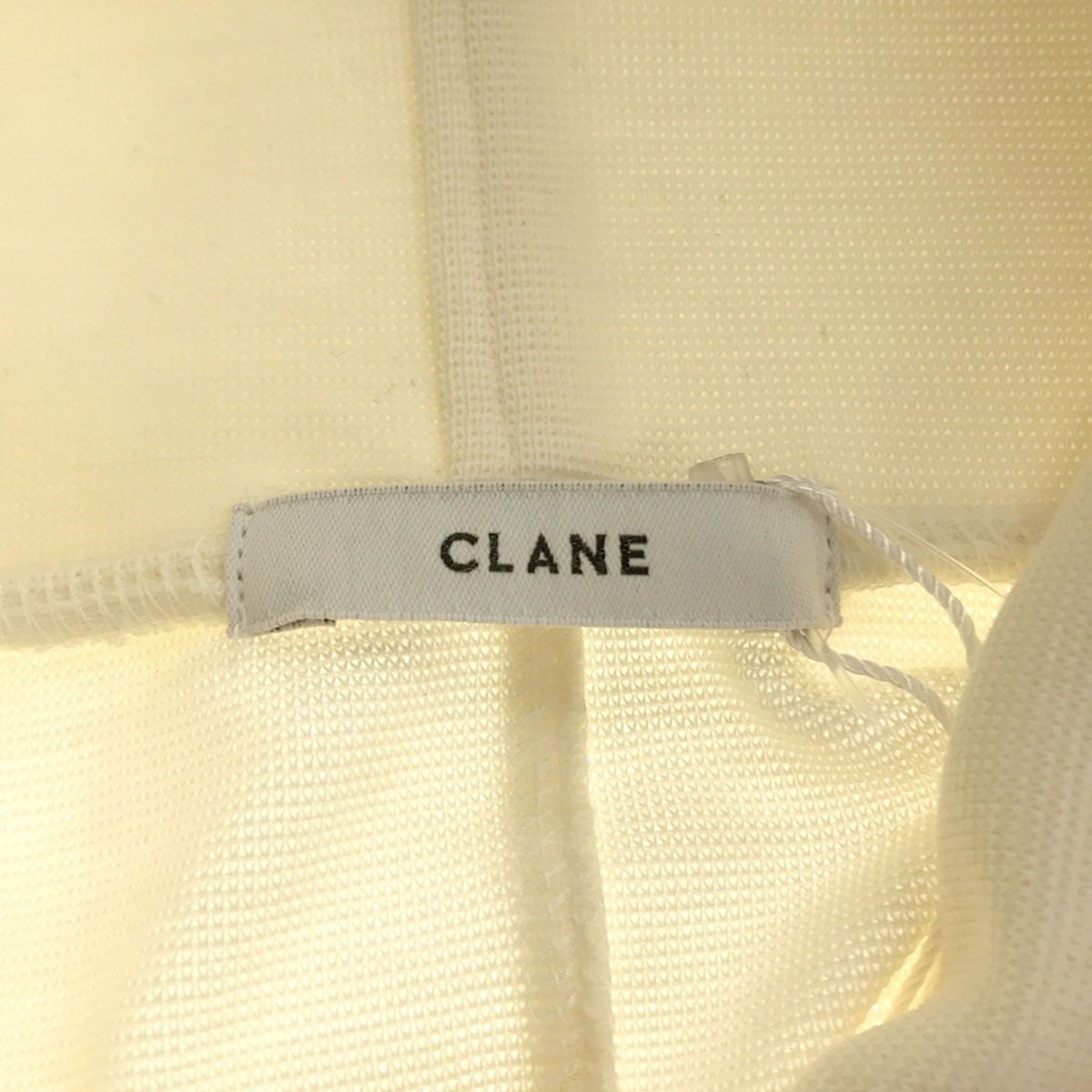 CLANE クラネ 22AW STAND NECK WIDE TOPS スタンドネックワイド 