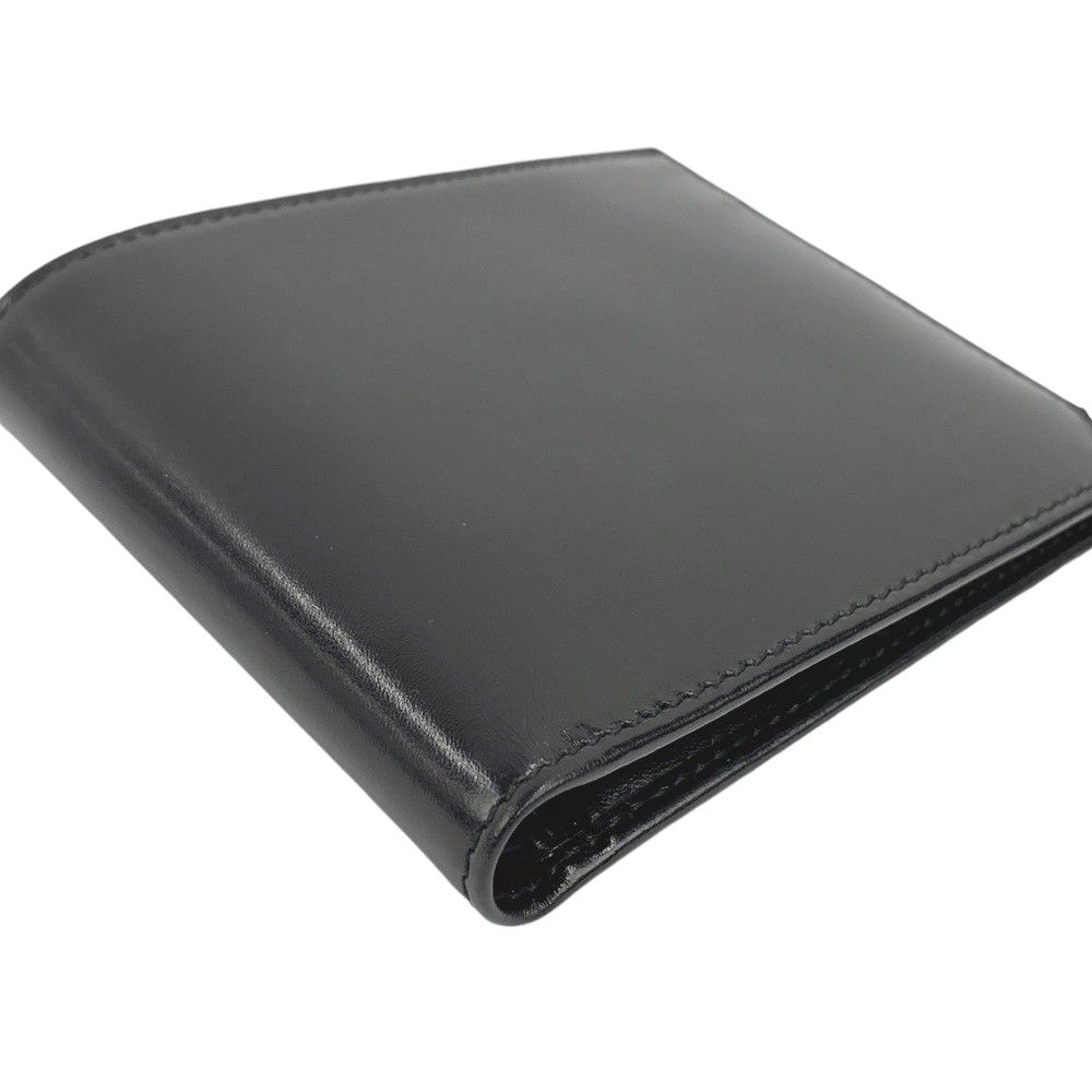 □未使用□ プラダ 2つ折り 財布 メンズ レザー ブラック NERO M738 箱  