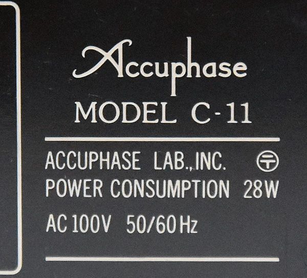 激安価格でご提供！ 動作品 リモコン付 Accuphase アキュフェーズ C-11 プリアンプ コントロールアンプ