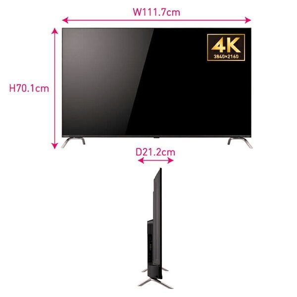 箱傷品 新品 SAUD501 オリオン 50型 液晶テレビ チューナーレス