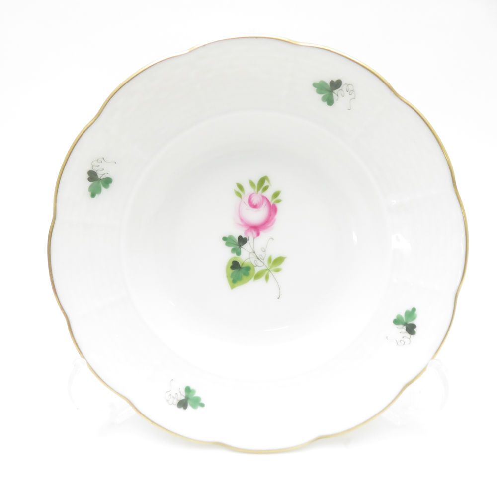 Herend ヘレンド ウィーンの薔薇 オリエンタルボウル 2枚 ペア 12cmプレート 小皿 SM4591J1