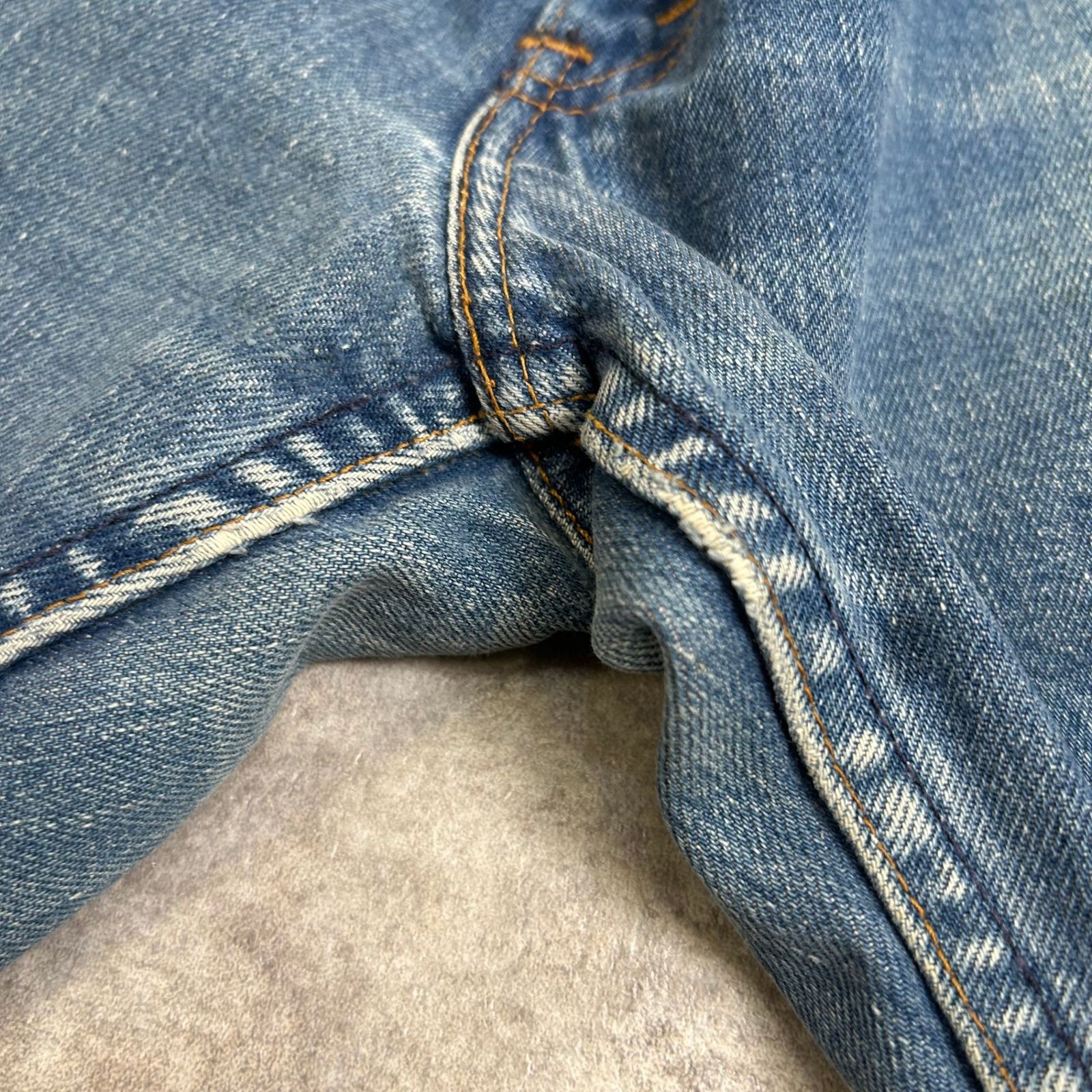 70年代リーバイス646bigE(オレンジタブ)フレアデニム 70s Levis リーバイス 646 デニム ビッグE フレア ジーンズ【W34