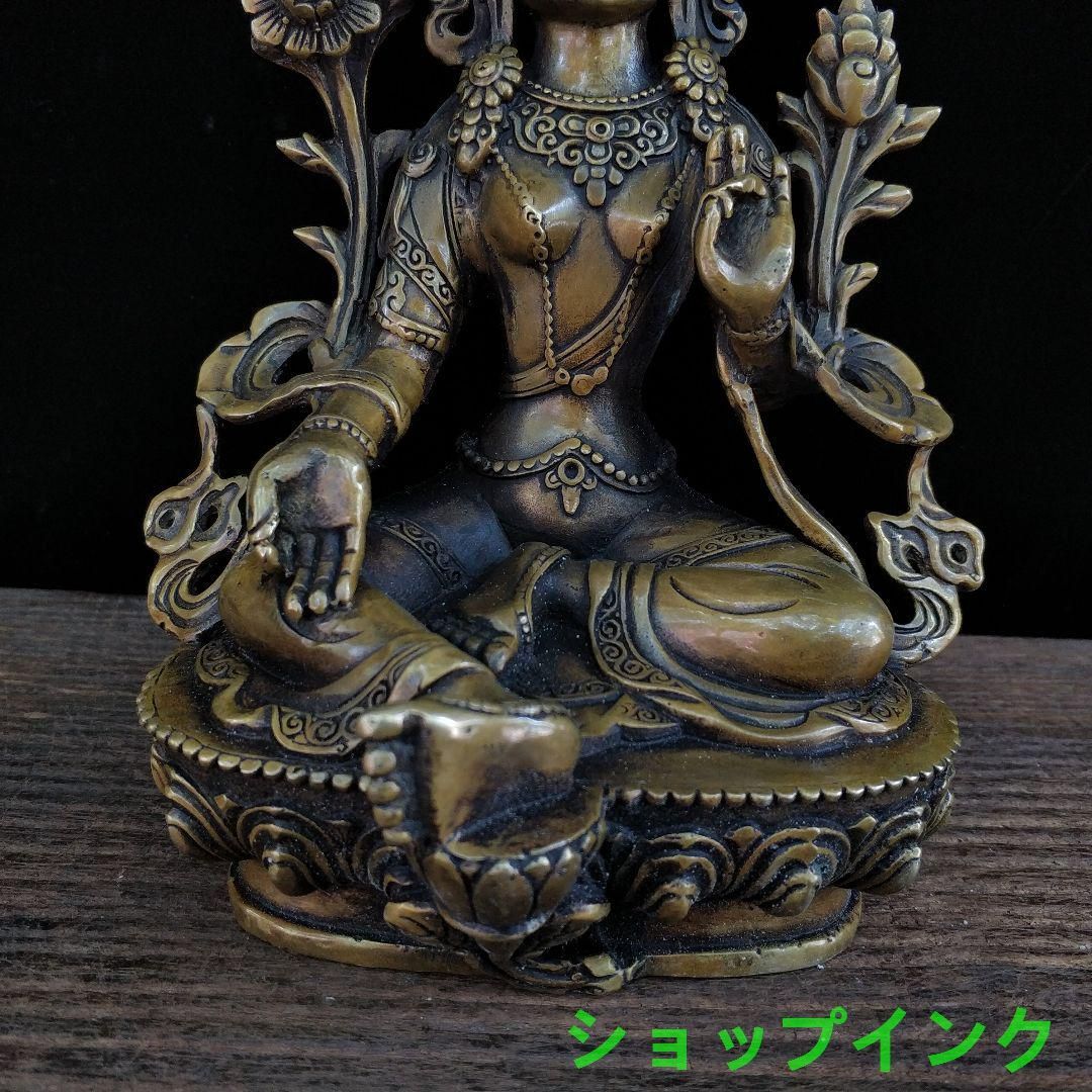 仏教美術 仏像 送子観音菩薩銅像 銅製品 工芸 品置物 仏教美術 仏像 送子観音菩薩銅像 銅製品 工芸 品置物 - メルカリ