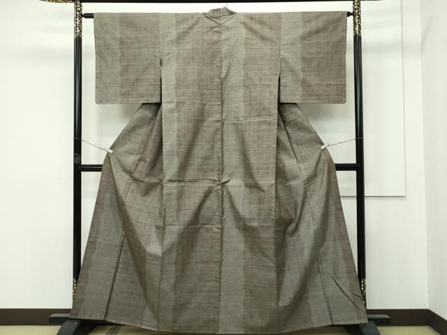 平和屋着物 上 本場大島紬 9マルキ 花菱間道 CZAA3827s5