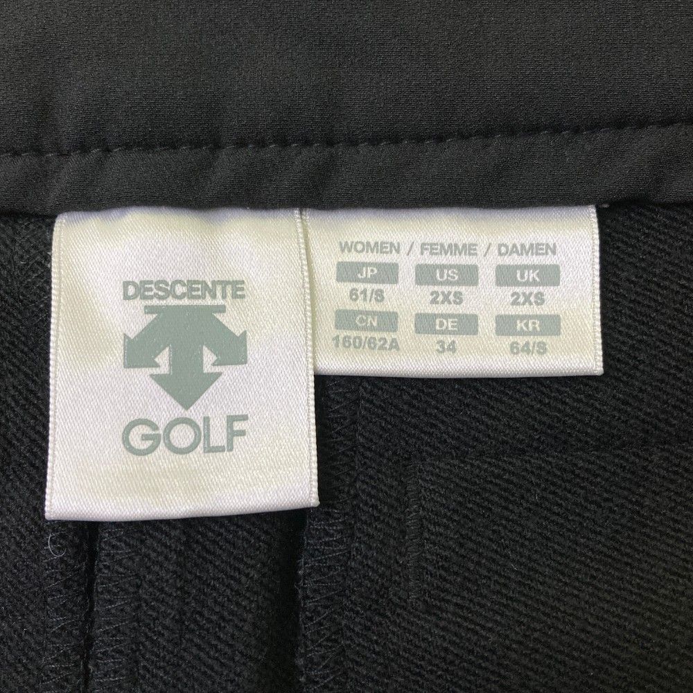 サイズ：S DESCENTE GOLF デサントゴルフ ストレッチスカート 裏