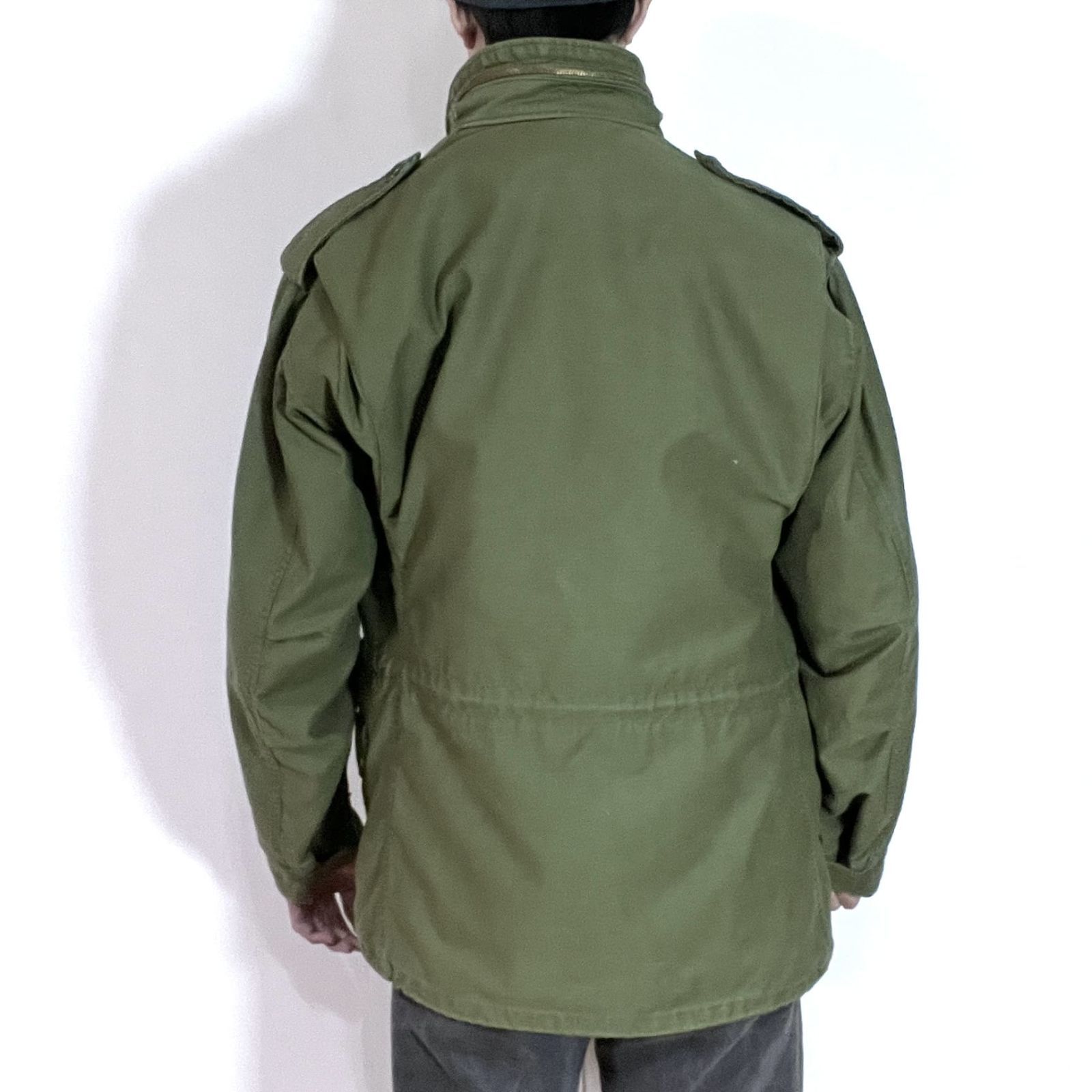 70s U.S.ARMY 米軍 実物 3rdモデル MEDIUM REGULAR 無地 OG オリーブ