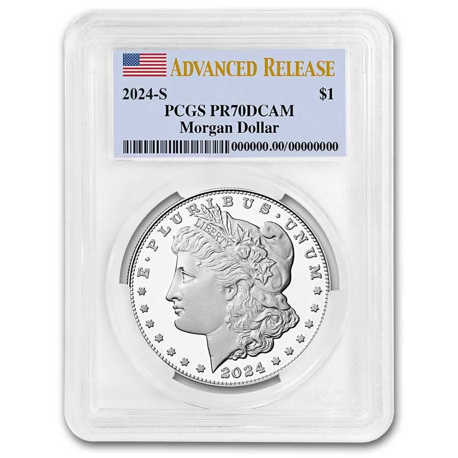 2024-S Proof Morgan Silver Dollar Coin PCGS PR70 DCAM FDOI l