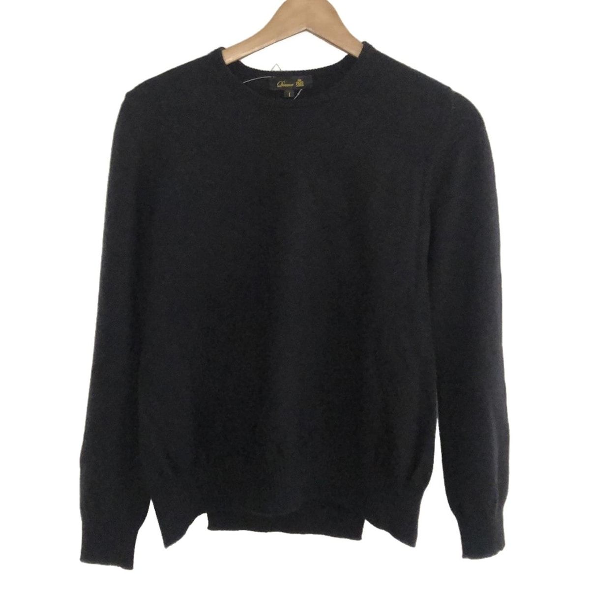 Drawer(ドゥロワー) 長袖セーター サイズ1 S レディース - 黒 クルー