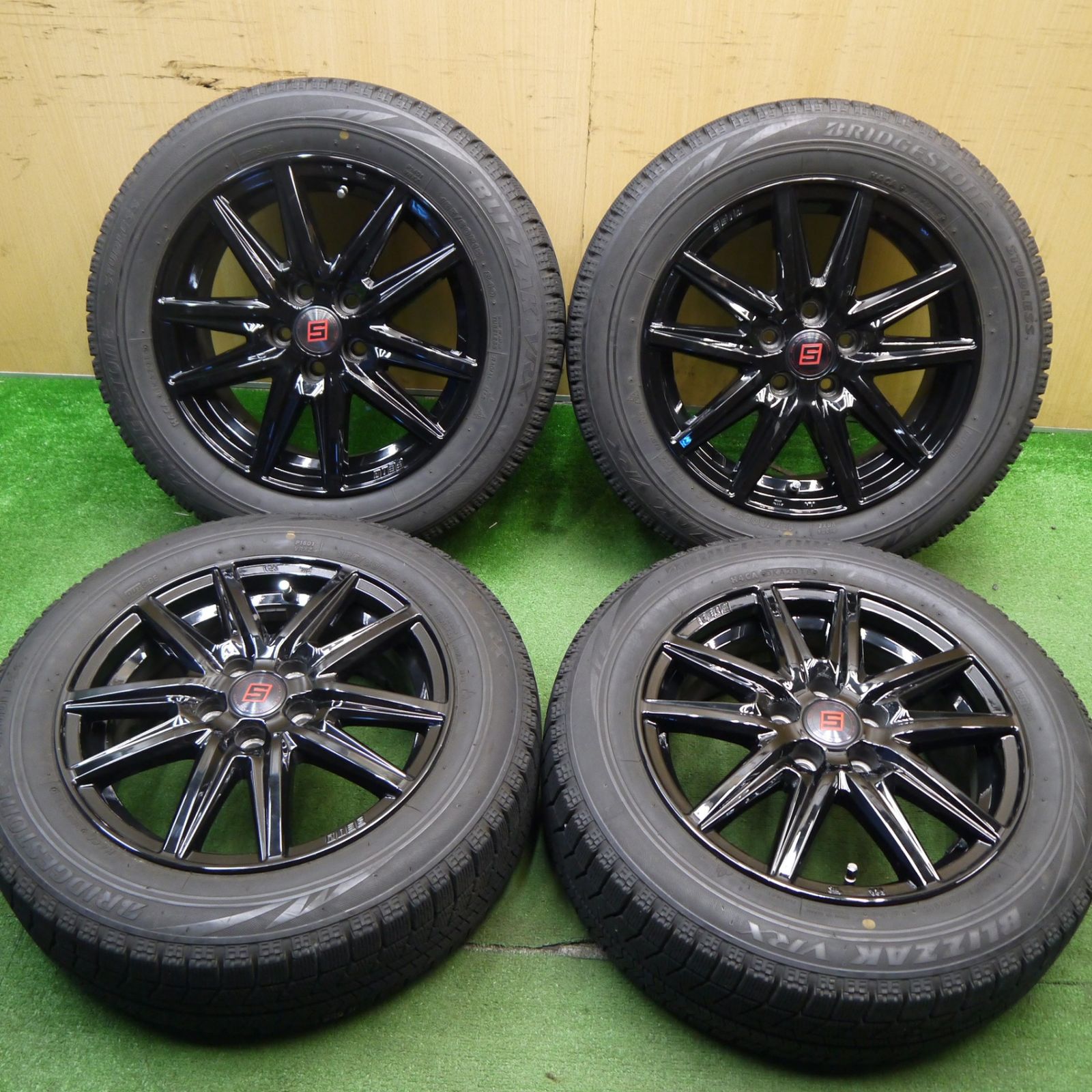 4本価格 シエンタ 等 185|60R15 スタッドレス ブリヂストン ブリザック VRX SEIN ザイン 15インチ PCD100|5H 5041810Hス