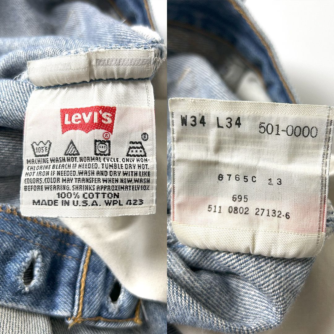 Levi's リーバイス 501XX USA製 W34 L34 実寸W32 L30 デニム