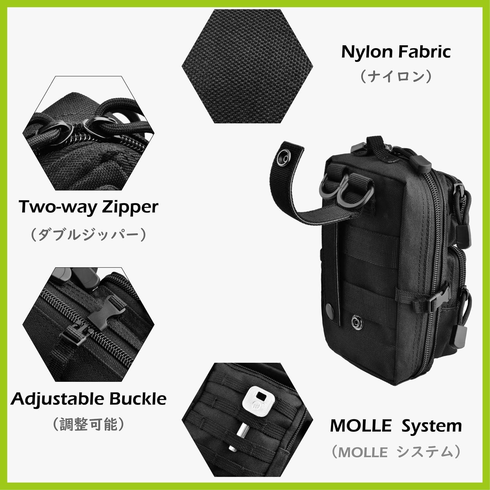 緊急ポーチ MOLLEシステム ファーストエイドキット サバゲー EDCポーチ メディカルポーチ 救急バッチ 収納ポーチ ツールバッグ  TRIWONDER 登山 防災 戦術用 - メルカリ