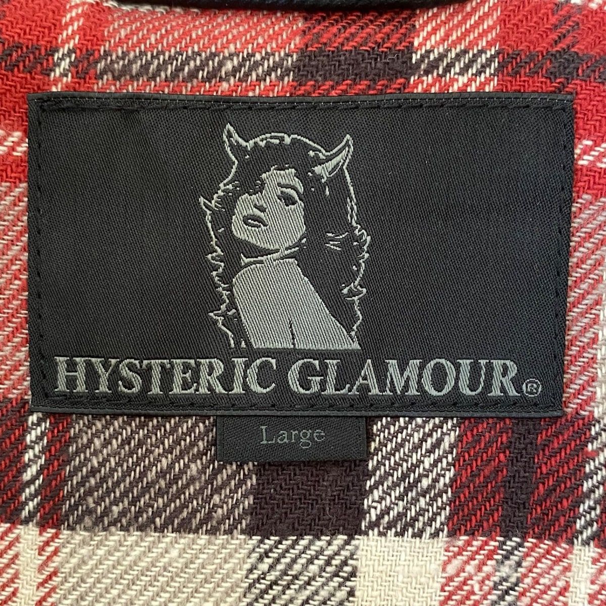 HYSTERIC GLAMOUR(ヒステリックグラマー) ブルゾン サイズL レディース - 黒 ジップアップ/春・秋物 - メルカリ