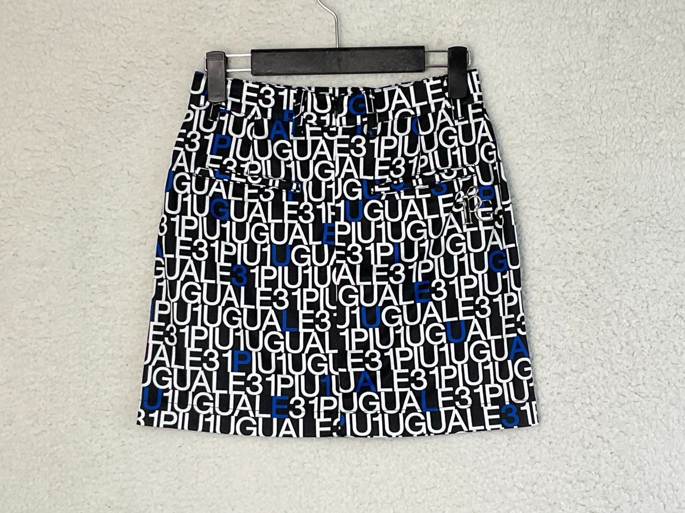 【未使用品】1PIU1UGUALE3　GOLF タイトスカート 定価42900円 未使用品】1PIU1UGUALE3 GOLF ロゴタイトスカート サイズ1 定価