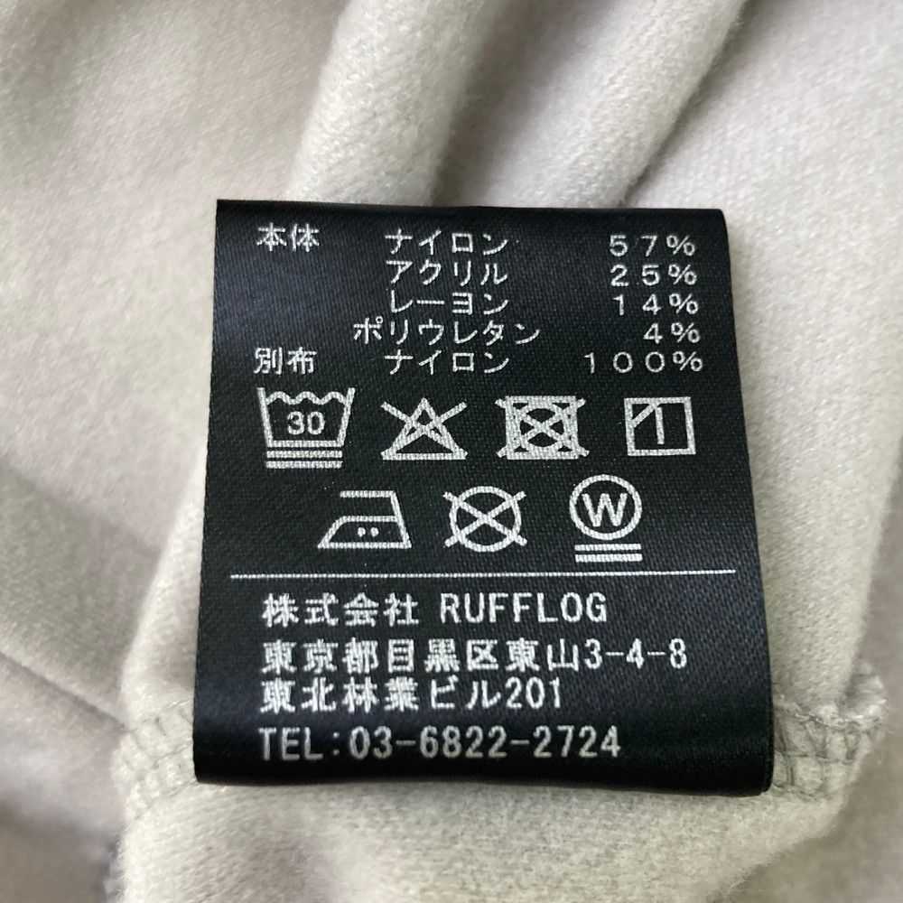 サイズ：L RUFFLOG ラフロッグ 2024年 モックネック 半袖Tシャツ