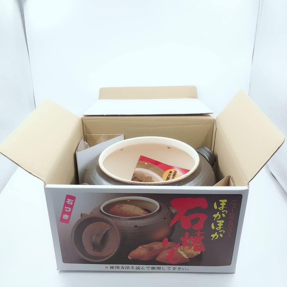 千陶 石焼きいも鍋 いも太郎 天然石300g 2袋付 WWW_SKLAD-KIRPICHA_RU