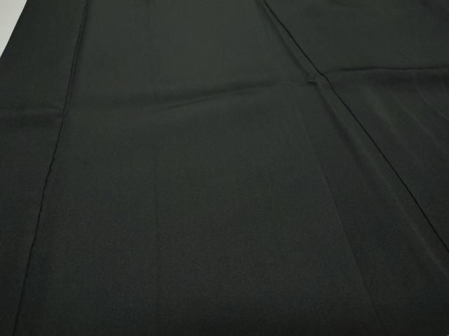 平和屋着物＃男性 長羽織 黒紋付き 正絹 CAAT5844id