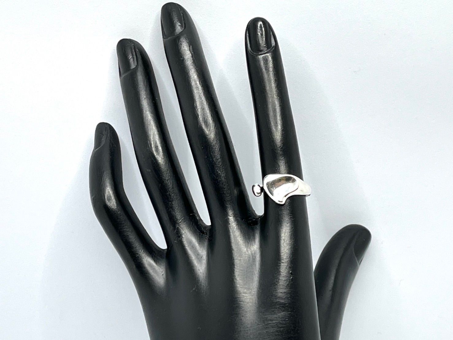 a055 Tiffany&Co. ティファニー フルハート リング シルバー 925 約10