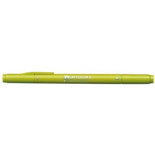 まとめ トンボ鉛筆 プレイカラー2 ライムグリーン WS-TP50 ×100セット