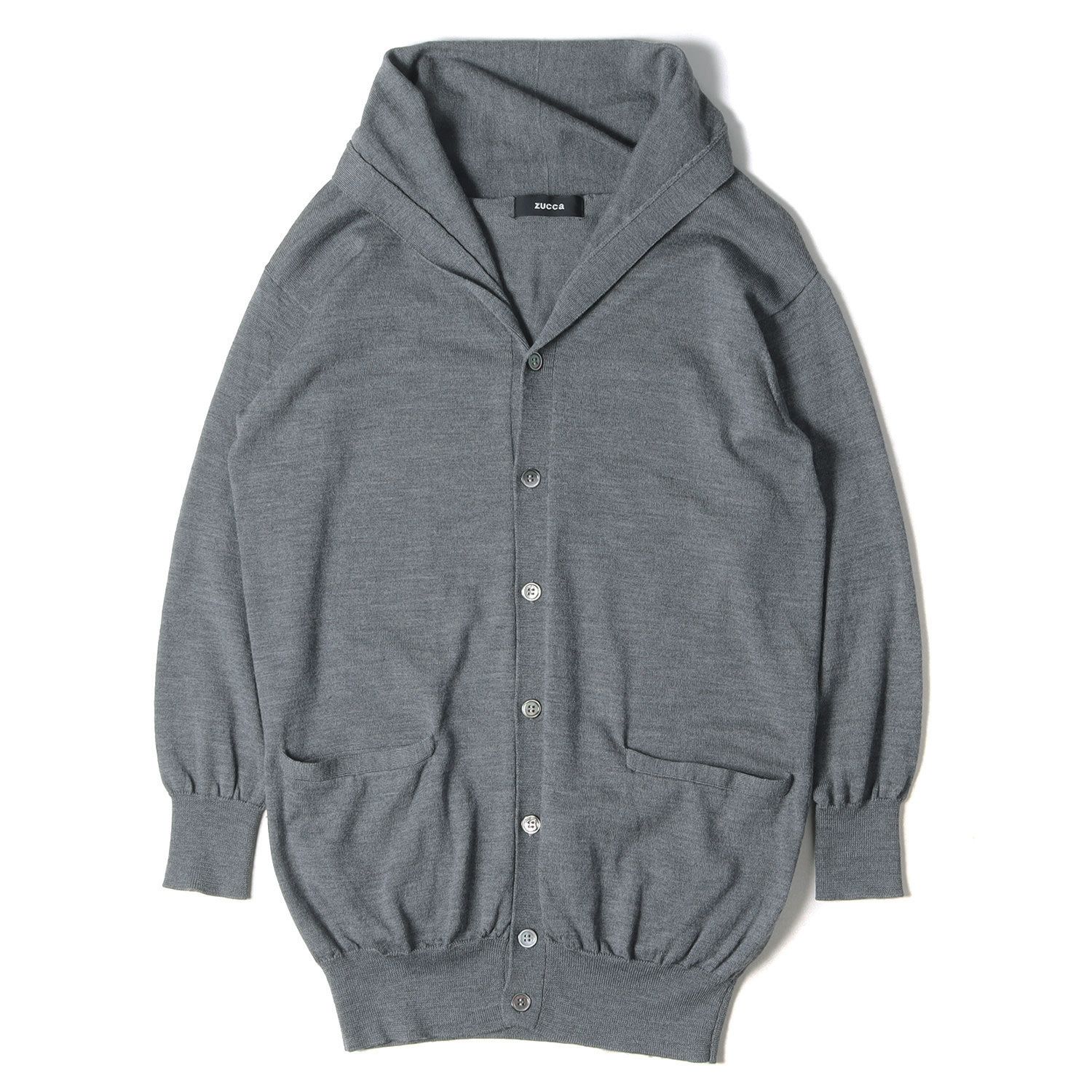 【ZUCCA】ベージュショールカラーカーディガン STB0125S0768_zo_a090.jpg