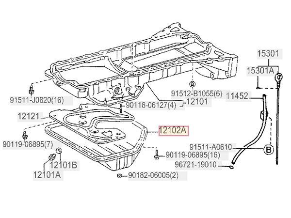 確認用 91511)BOLT， FLANGE トヨタ トヨタ純正品番先頭91 【通販