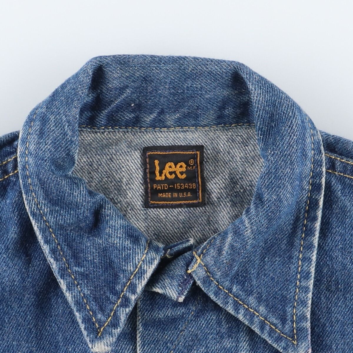 Lee ライダース　デニムジャケット　リー　濃紺 usa古着 ヴィンテージ 古着 80年代 リー Lee RIDERS ライダース デニムジャケット G