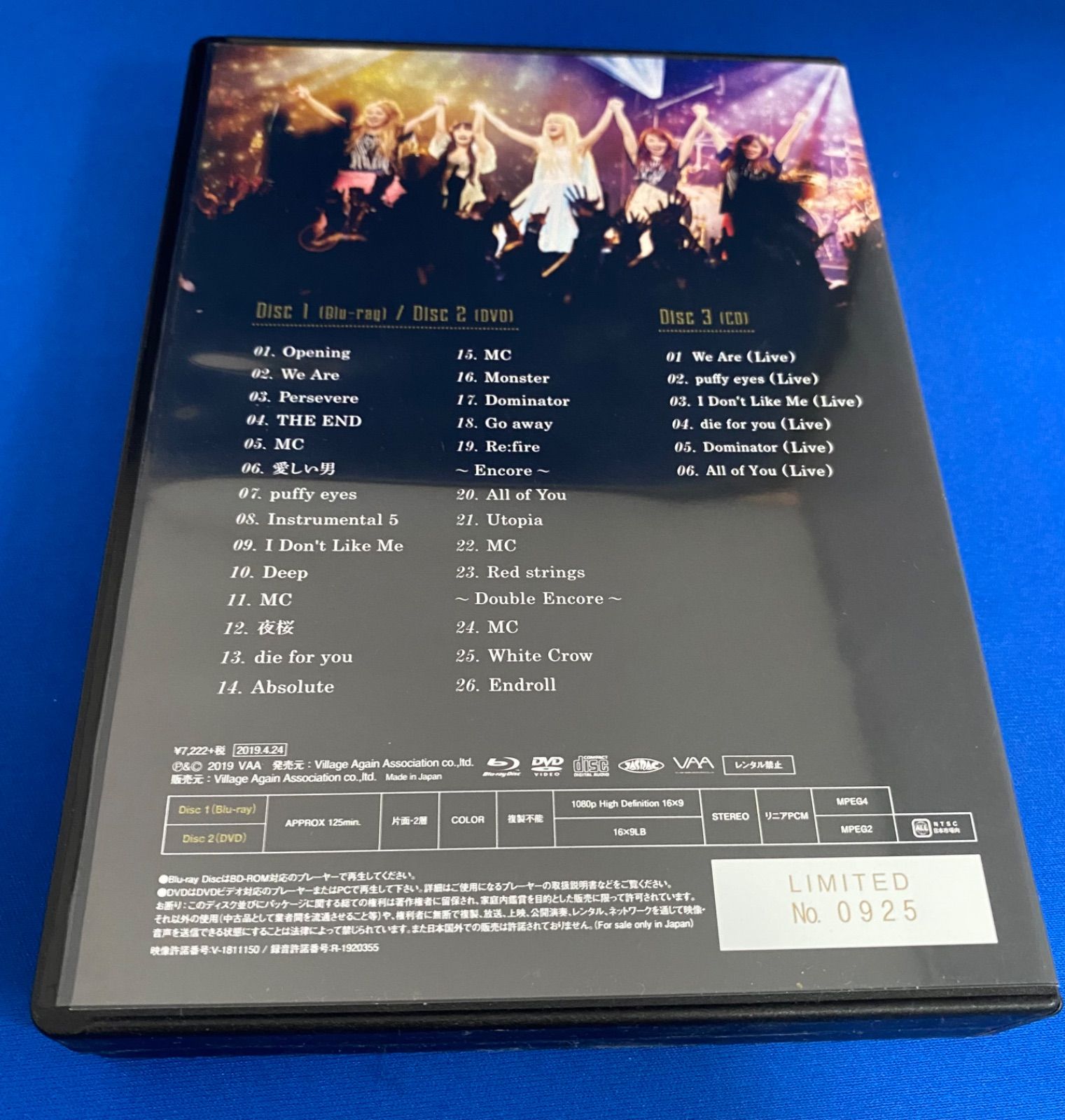 Aldious アルディアス DVD Tour 2018 “We Are” ～Final～【FC限定
