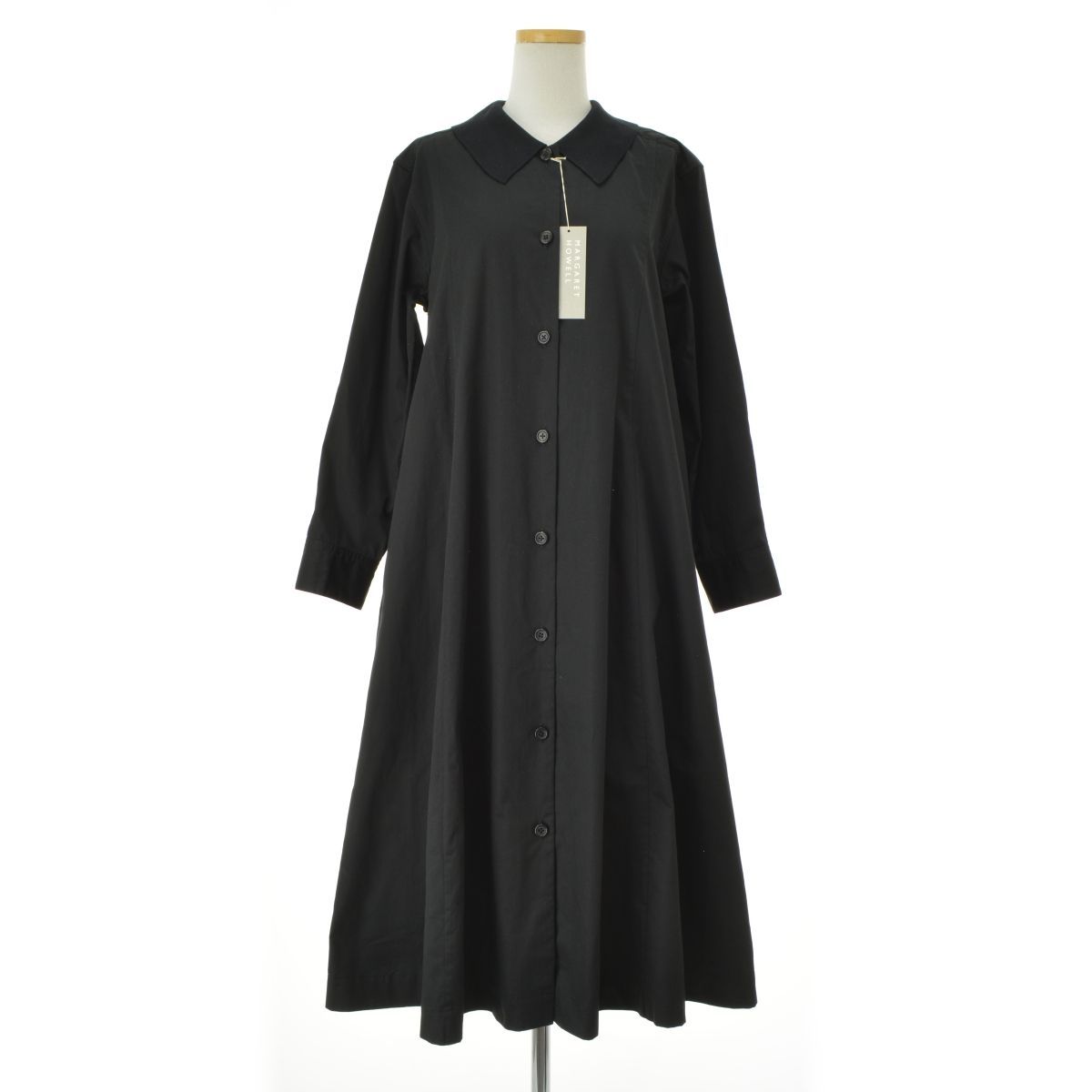 MARGARETHOWELL】23SS 5783158001 WASHED COTTON SATIN ロング長袖