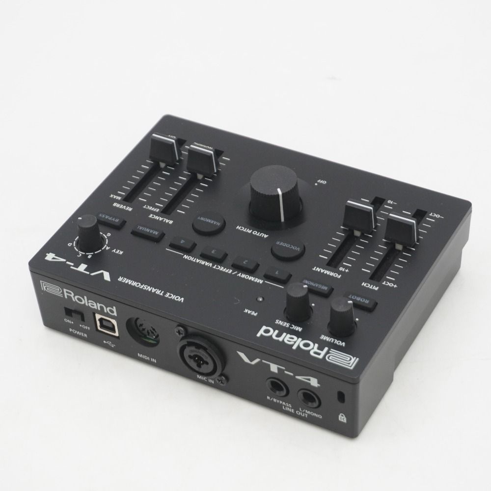 Roland ローランド PC周辺機器 VT-4 ボイストランスフォーマー Amazon | Roland ローランド ボイストランスフォーマー VT-4