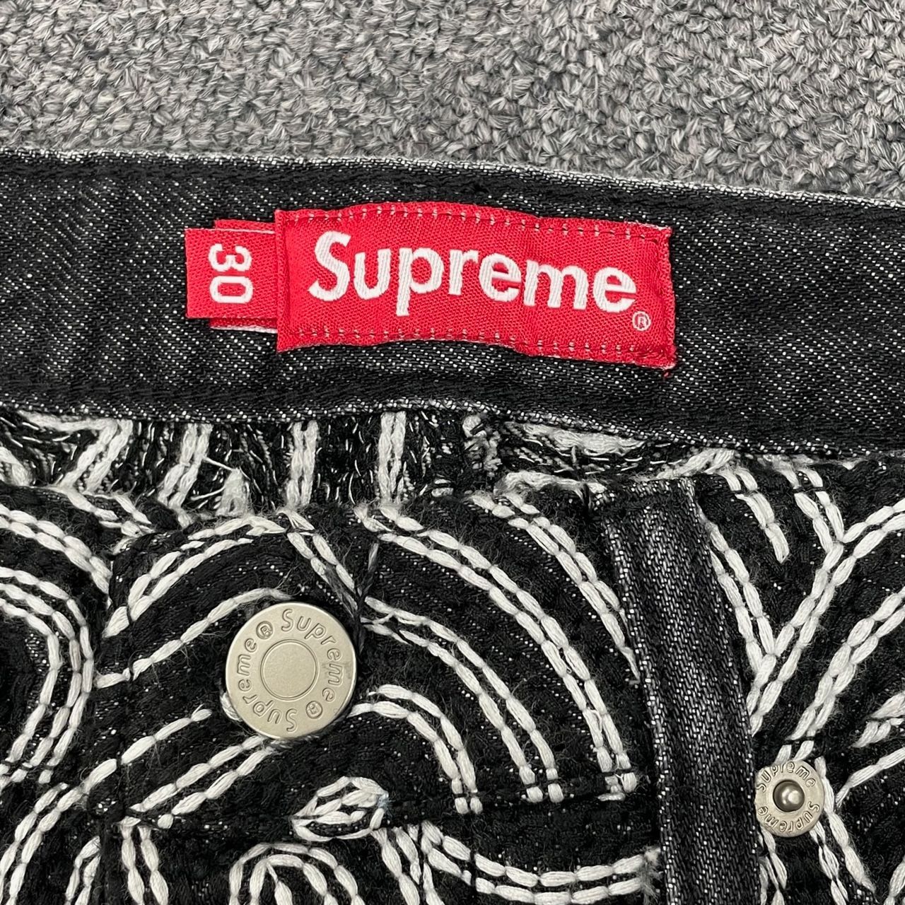国内正規 Supreme 22SS Chainstitch Regular Jean チェーンステッチ